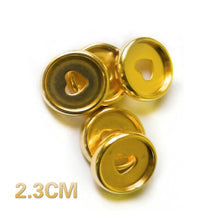Load image into Gallery viewer, 30PCS Colorful Heart Binding Buckle Disc Ring Mushroom Hole Ring Round Plastic Disc Buckle Hoop DIY Binder Notebook 35MM