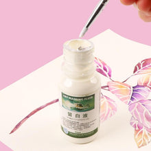 Load image into Gallery viewer, 1pc Art Masking Fluid Hite Retaining Liquid Pigment Covering Solution Needle Tube Watercolor White Liquid Watercolor Painting
