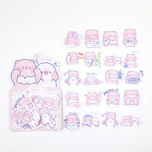 Load image into Gallery viewer, 40 pcs/pack Cute bear Journal Decorative Stickers Scrapbooking Stick Label Diary Album stationery Kawaii cartoon animal Stickers
