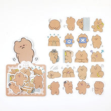 Load image into Gallery viewer, 40 pcs/pack Cute bear Journal Decorative Stickers Scrapbooking Stick Label Diary Album stationery Kawaii cartoon animal Stickers
