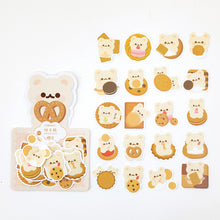 Load image into Gallery viewer, 40 pcs/pack Cute bear Journal Decorative Stickers Scrapbooking Stick Label Diary Album stationery Kawaii cartoon animal Stickers
