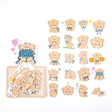 Load image into Gallery viewer, 40 pcs/pack Cute bear Journal Decorative Stickers Scrapbooking Stick Label Diary Album stationery Kawaii cartoon animal Stickers
